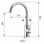 Remer D72 Dream 星盆龍頭 (鍍鉻色)